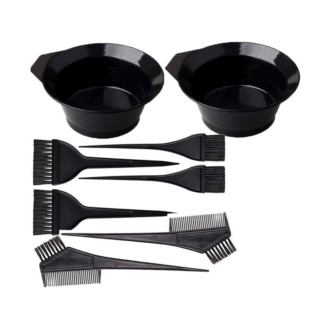 Tingimento do Cabelo Salão de Beleza Kit de Coloração do Cabelo Tintura Coloração Ferramenta Casa Faça Você Mesmo Dye Estilo Kit Conjunto Suprimentos 22 Pçs 4 Cor do cabelo