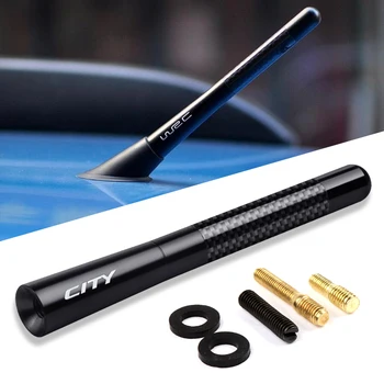 

Car Styling Black Carbon Fiber Car Roof Radio Aerial Antenna for Honda Accord FIT CITY CRV Civic jazz CRIDER Accessories