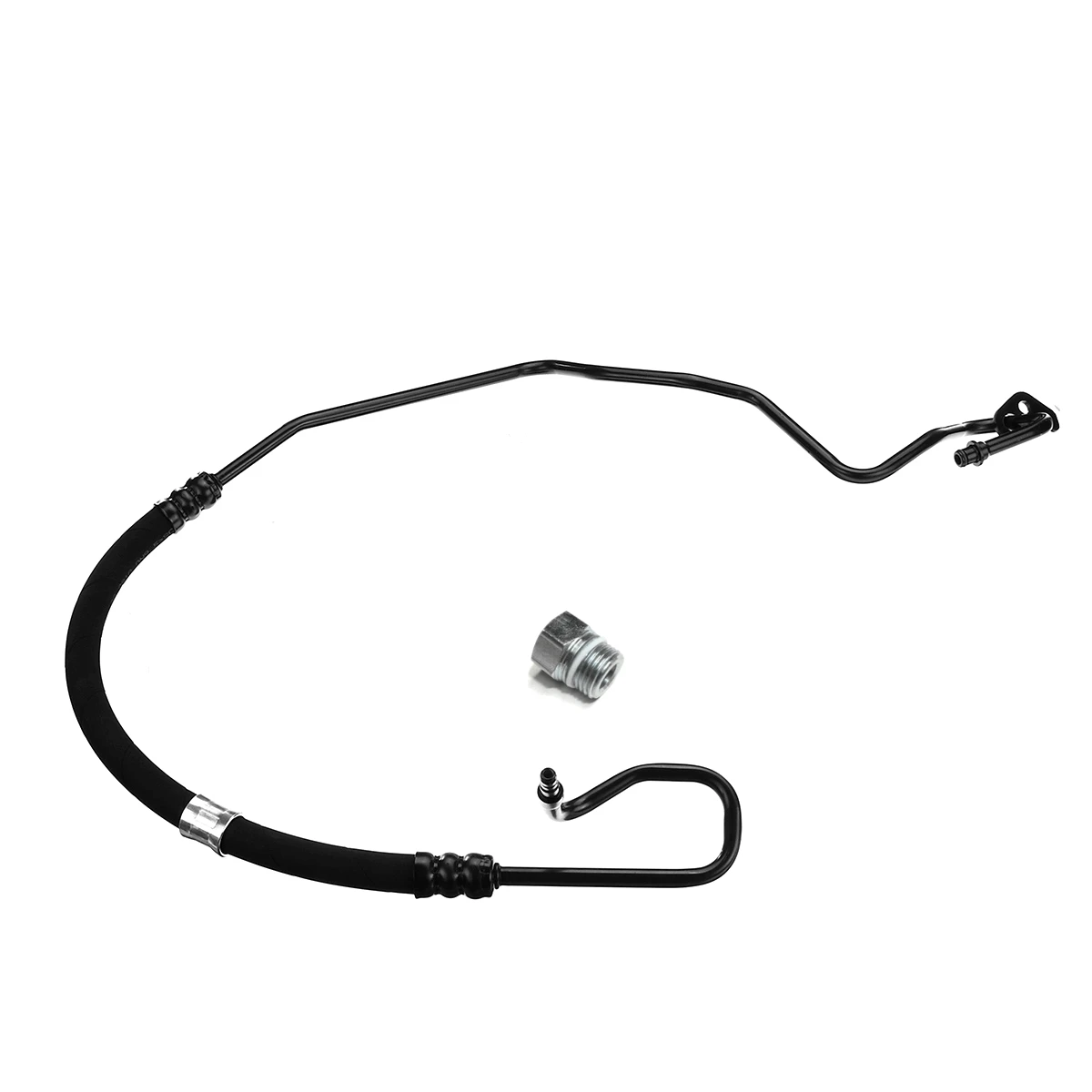 

Car Steering High Pressure Oil Pipe Hose + Nut For Ford Transit 2008 2009 2010 2011 2012 2013 2014 #1764044 6742740 Accessories