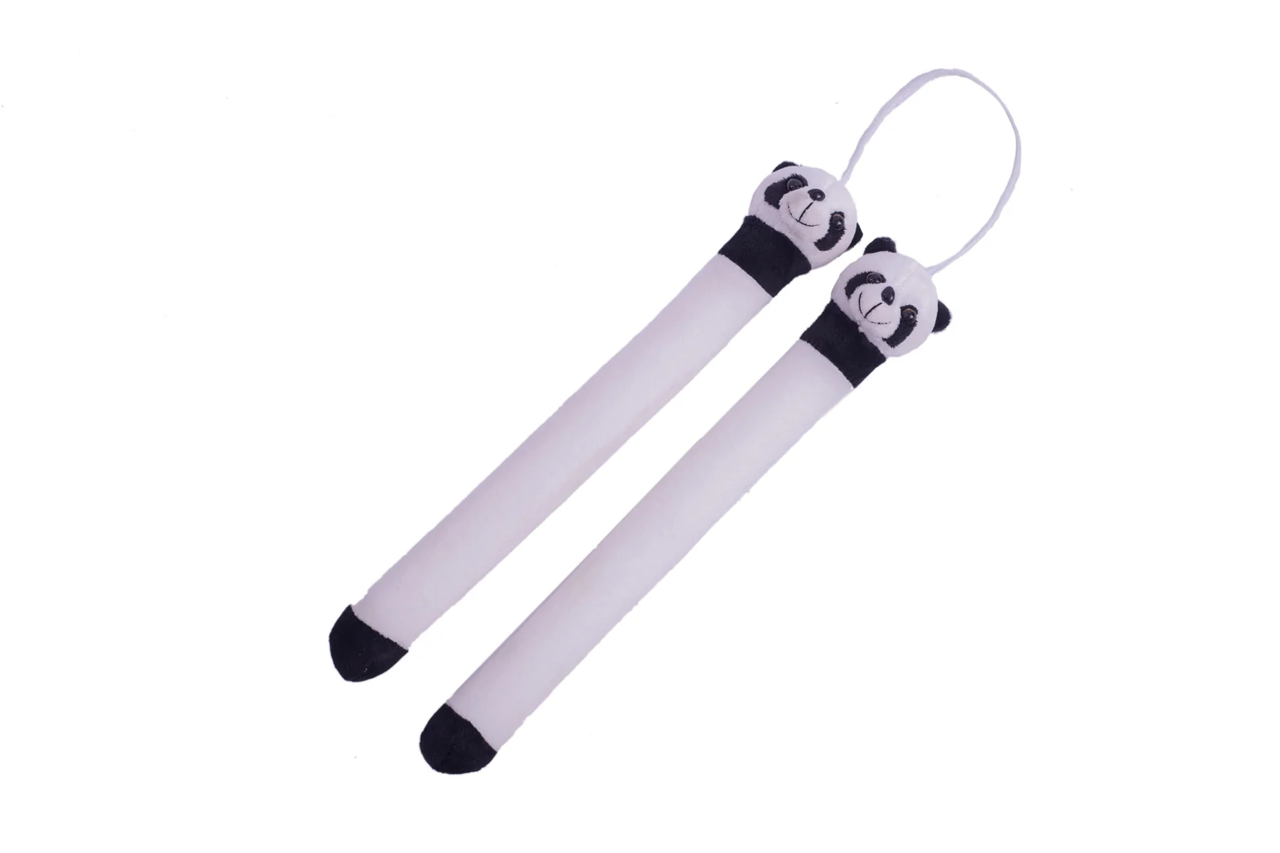 Имитация панды плюшевые Nunchucks Плюшевая Игрушка Животные длинные мягкие детские подарки Kawaii Плюшевые игры для мальчиков на день рождения рождественские подарки - Цвет: black
