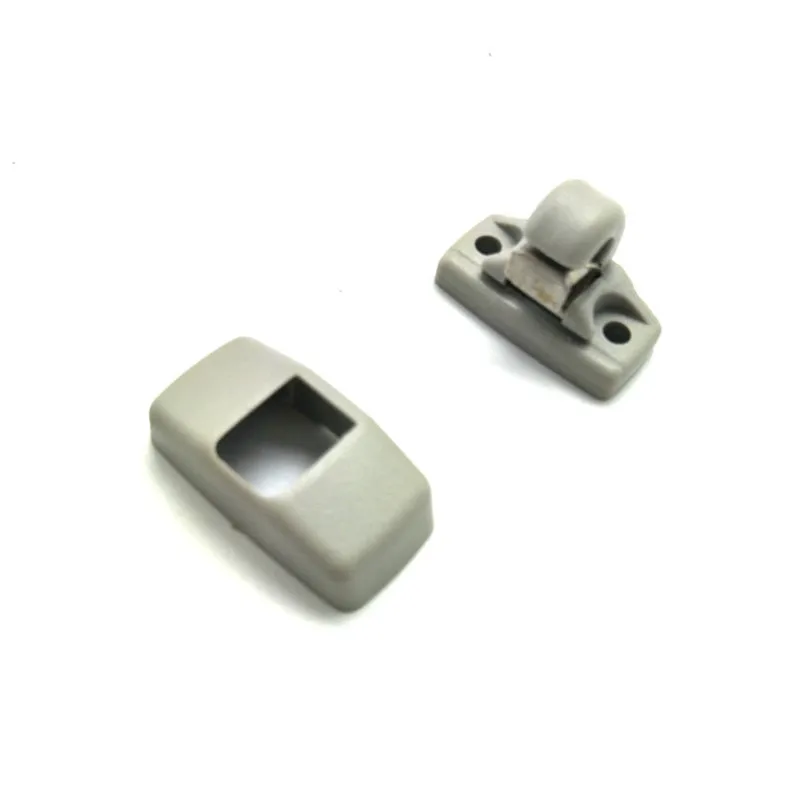 Grey 2 sets OEM солнцезащитный козырек зажимы солнцезащитный зажим Пряжка для VW Polo Passat - Название цвета: Grey 2 sets