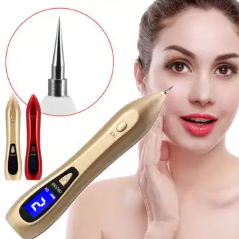 

Laser Dark Spot Remover LCD Plasma Tattoo Wart Tag Mole Freckle Removal Point Pen 6 Level Facial Skin Care Machine Beauty Device