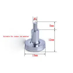 Ímã de dente externo para módulo led de atração magnética p2 p3 p2.5 p3 p4 p5