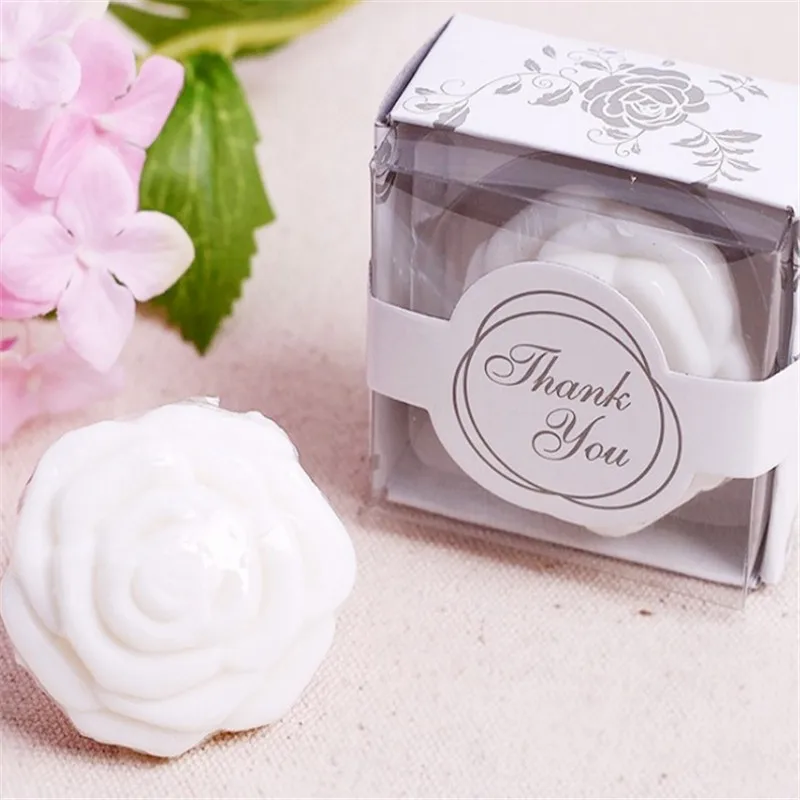 1pcs rose soap bride to wedding decoration to the guest's small gift bride show party decoration gift hen party supplies-C