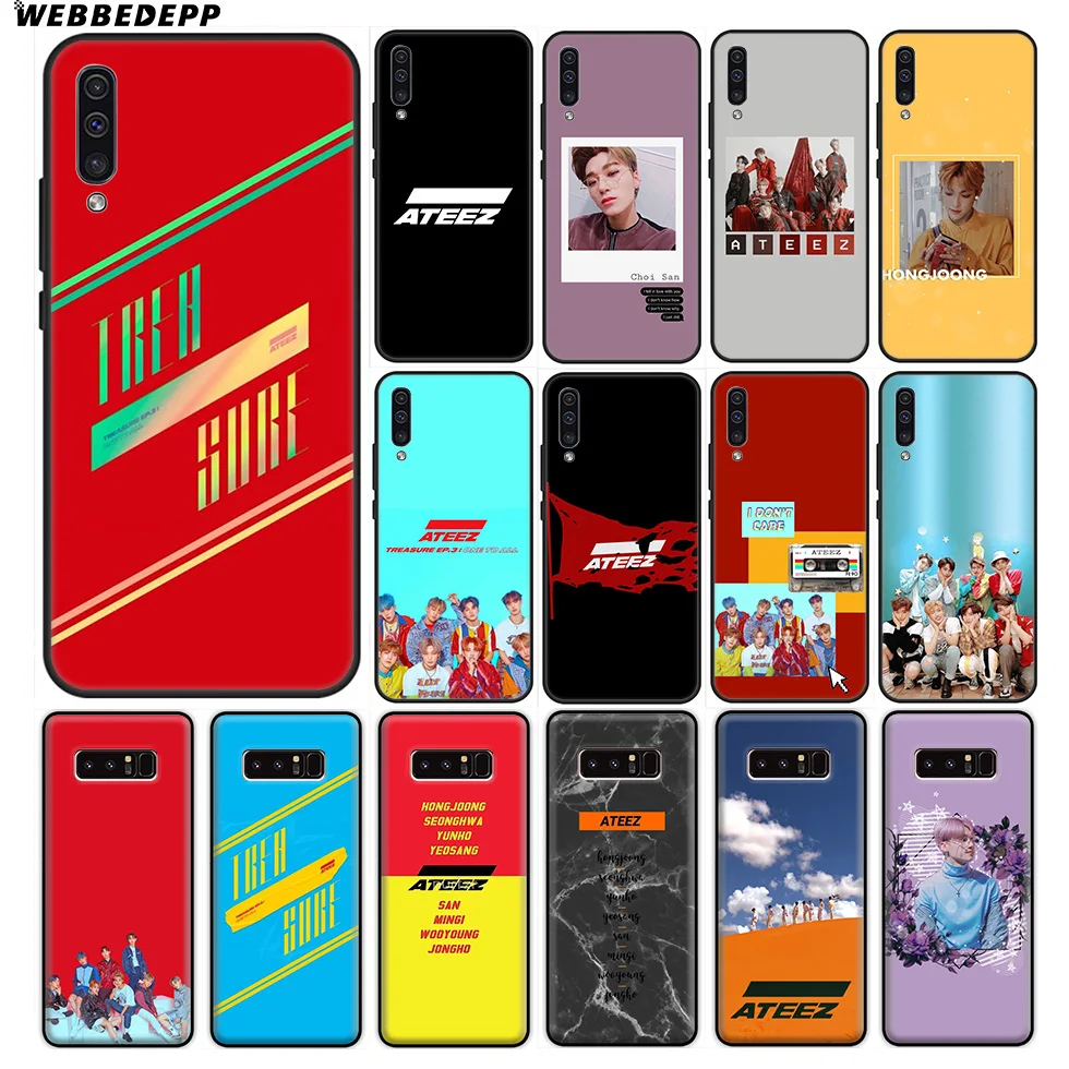 ATEEZ HongJoong Soft Case for Samsung Galaxy A70s A50s A40s A30s A20s A20E A10s Note 8 9 10 Plus |