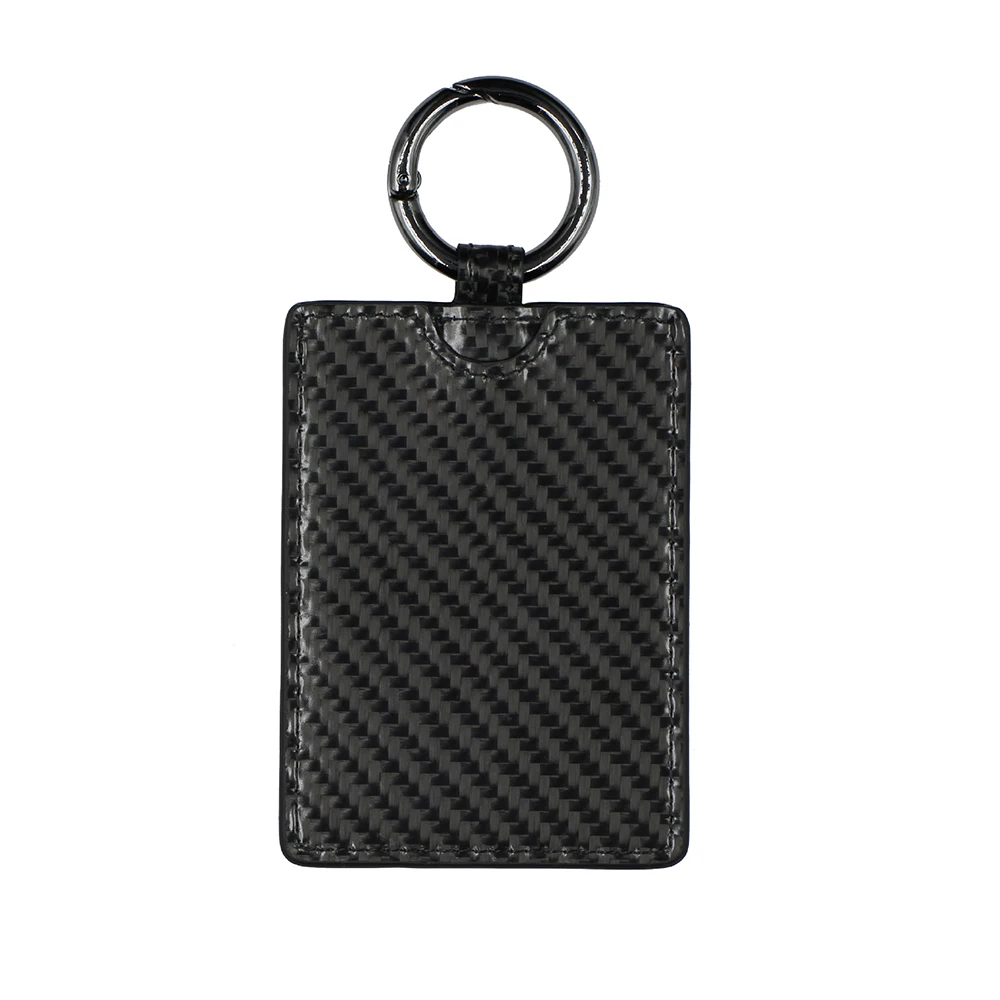 

Black/Red Car Key Chains For Tesla Model 3 Zinc Alloy Buckle Anti-lost Key Card Set Car Key Case Protector Car Accessories