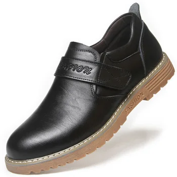 

LIMEIKE Genuine Leather Shoes Men Business Shoes Brand Mens Casual Shoes Black Brown Leather Male Footwear Comfortable