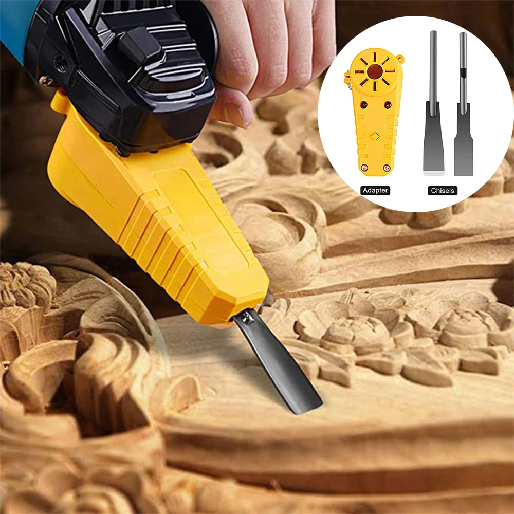 M10 Adapter Set Electric Chisel Tool Wood Carving Powerful Chisel Angle