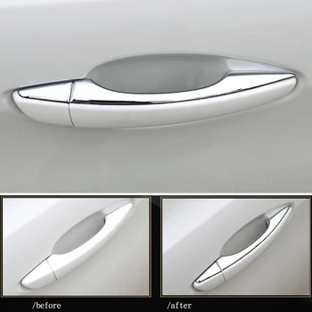 

Fit for Peugeot 508 2nd Gen 2019 2020 Car Styling ABS Side Door Handle Bowls Decor Cover 8pcs Auto Accessories Left Hand Only