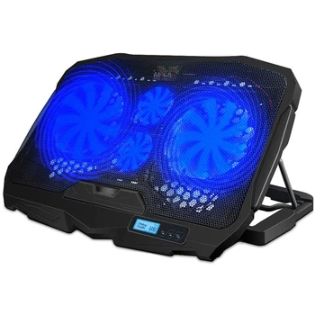 

Laptop Cooler 2 USB Ports and 4 Cooling Fans Laptop Cooling Air Pad Notebook Stand for 10-15.6 Inch