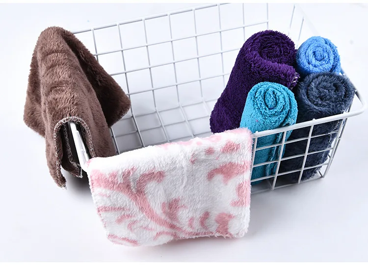 Oil-free Cleaning cloth Dishcloth Multi-functional Fiber Scouring Pad xi jin Soft Hand Towel Wholesale