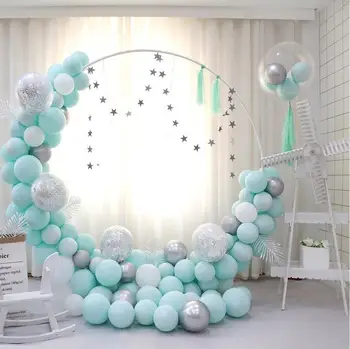 

Balloons Decorations Birthday Backdrop Balloon Garland Wedding Circle Leaves Tassel Birthday Anniversary Hoop Kit Party