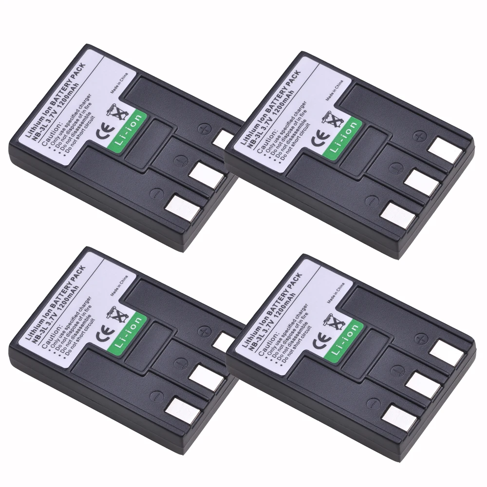 Camera Battery 1200mAh NB-3L For Canon Camera