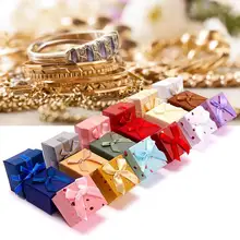 

6Pcs Beautiful Jewelry Boxes Elegant Display Portable Jewelry Gift Packing Boxes for Earrings Jewelry Organizers