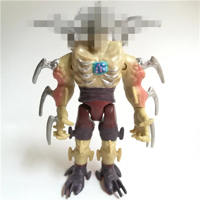 02 Шредер фигурки Черепаха Игрушки Америка мультфильм завод fishface bebop rocksteady Тигр коготь ноги клан - Цвет: Белый