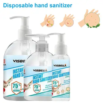 

100ml Portable Hand Sanitizer Disposable Disinfection Rinse-Free Hand Sanitizer Hand Soaps 75% Alcohol Quick-dry Hands Cleaning