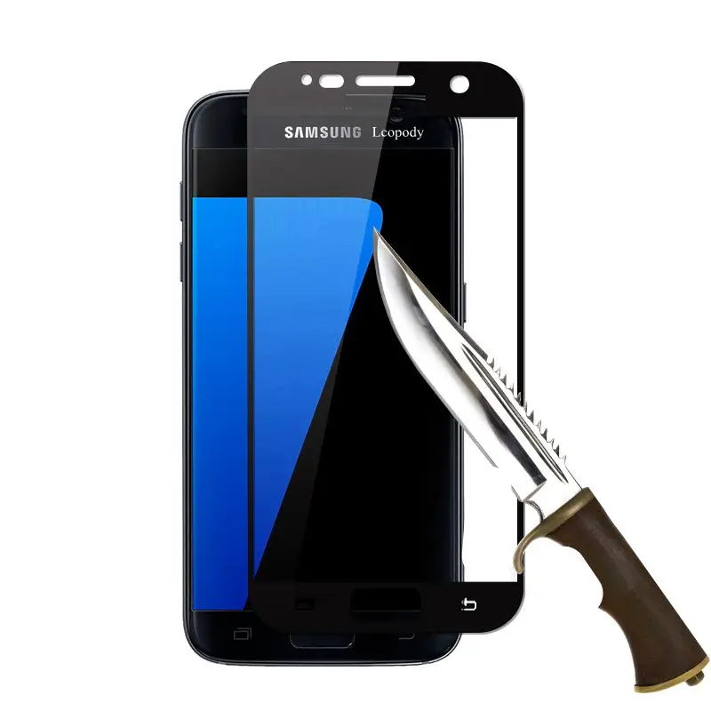 Защитное закаленное стекло Pelicula de vidro для samsung galaxy A3 A5 A7 2017 стеклянная пленка