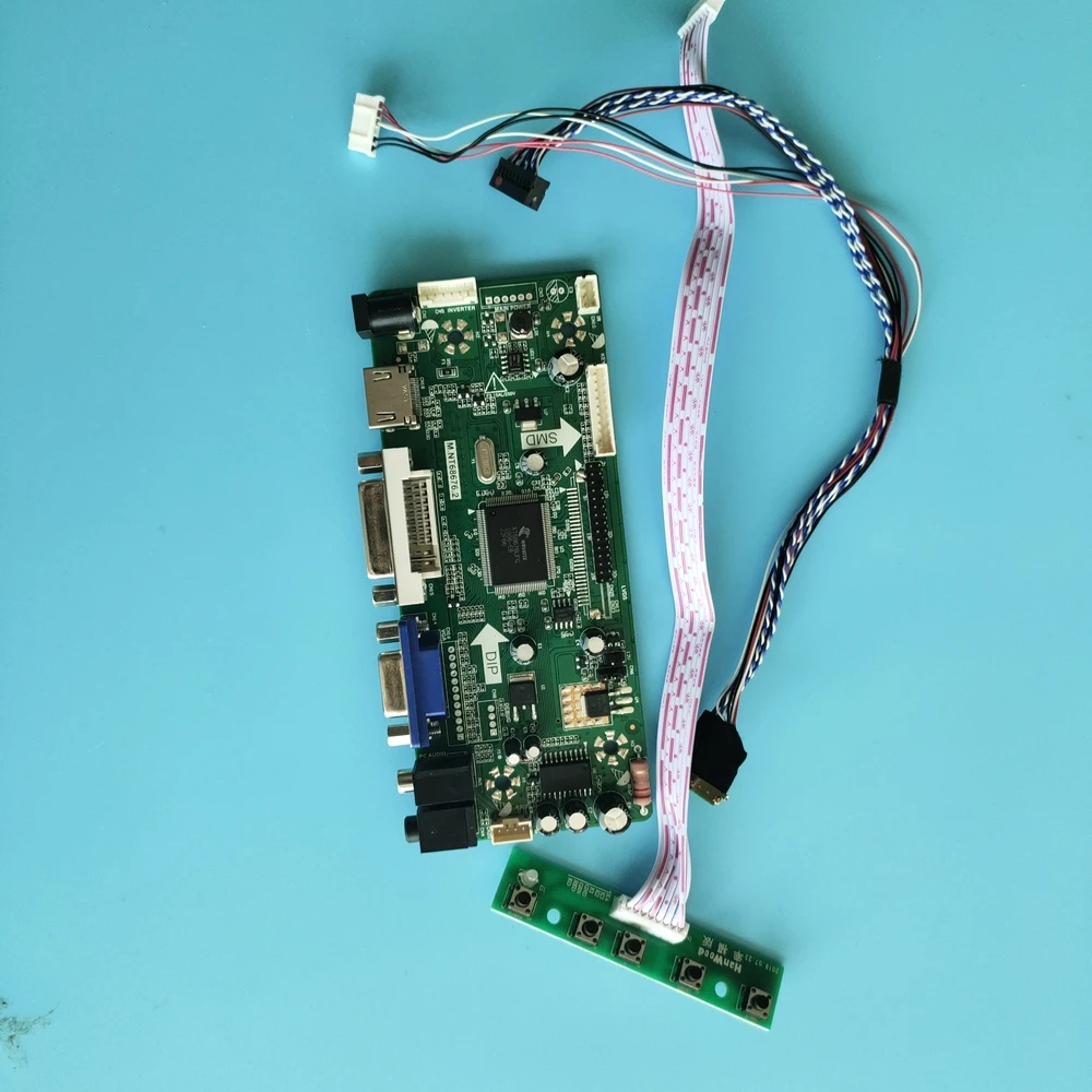 Комплект для LTN140AT08 монитор M.N68676 светодиодный DIY 14 &quot1366X768 плата контроллера экран