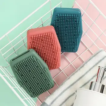 

Quick Foaming Bath Brush Bathroom Soft Silicone Rubbing Bubble Brush Massage Scrubber Massage Bath Body Tool Cleaning Showe S9D7