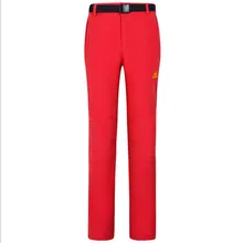 Индивидуальные горные альпинистские лыжные штаны, уличные композитные материалы, мягкие флисовые брюки, толстые теплые женские брюки