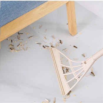 

Dual-Use Foldable Broom Silicone Floor Glass Mops Wiper Mopping Multifunction Household Pet Hair Removal Brushes Cleaning Tools