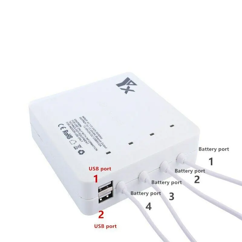 Buy For DJI Mavic Mini Drone Multi Battery Charger Charging Hub Fast Charge Adapter