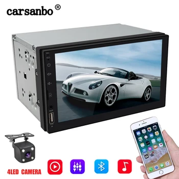 

Carsanbo 7" Touch Screen 2 Din Car Radio HD Player MP5 Digital Bluetooth USB TF FM Multimedia 2 Din Player Car Radio MP5