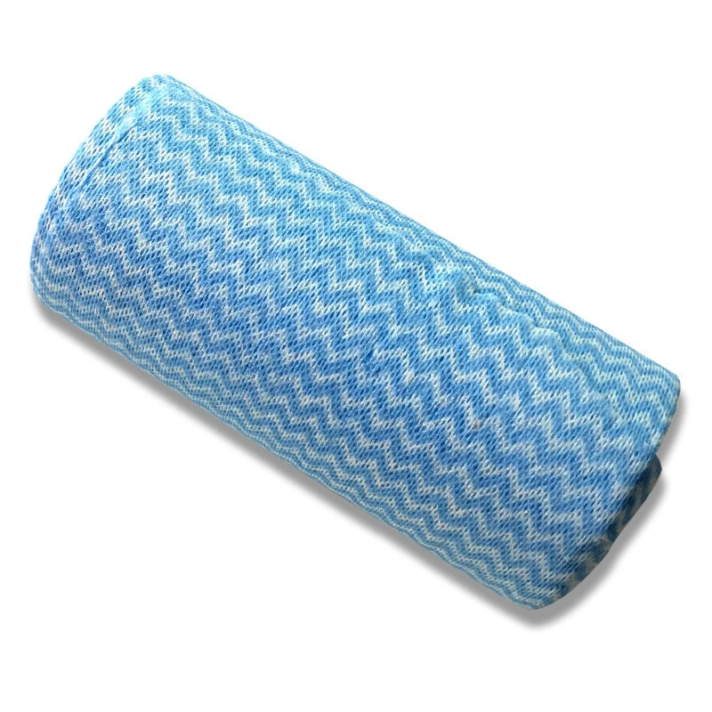 Disposable Cleaning Cloths Roll Can Tear Dish Cloth Absorbent Oil Clean Scouring Pad Wash Cloths Lazy Rag Kitchen Bar Towel - Цвет: Blue