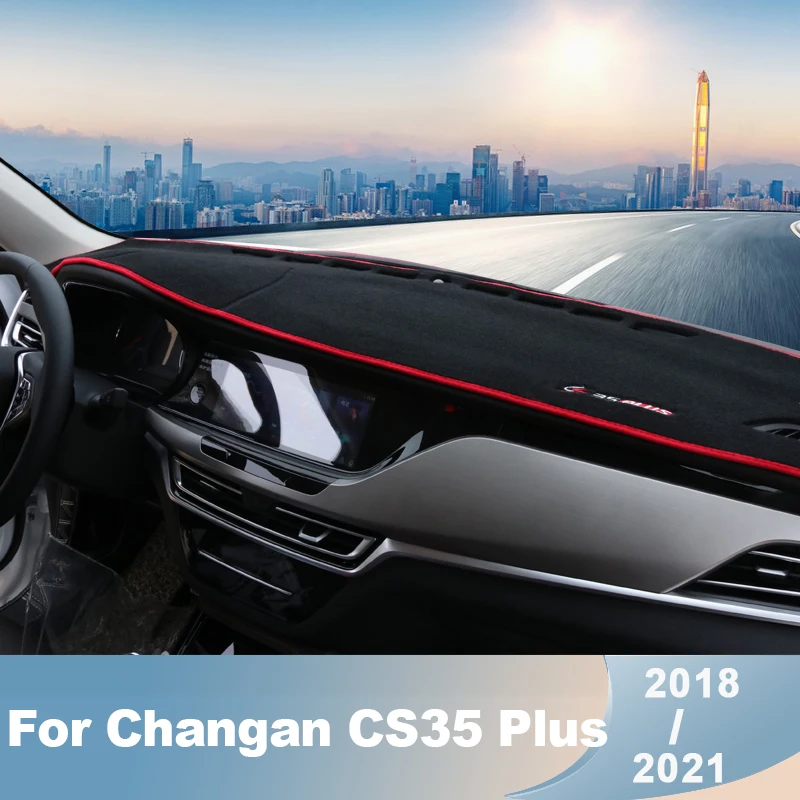 

Чехлы для приборной панели автомобиля Changan CS35Plus 2018 2019 2020 LHD, Солнцезащитный коврик, коврики для приборной панели, анти-УФ аксессуары