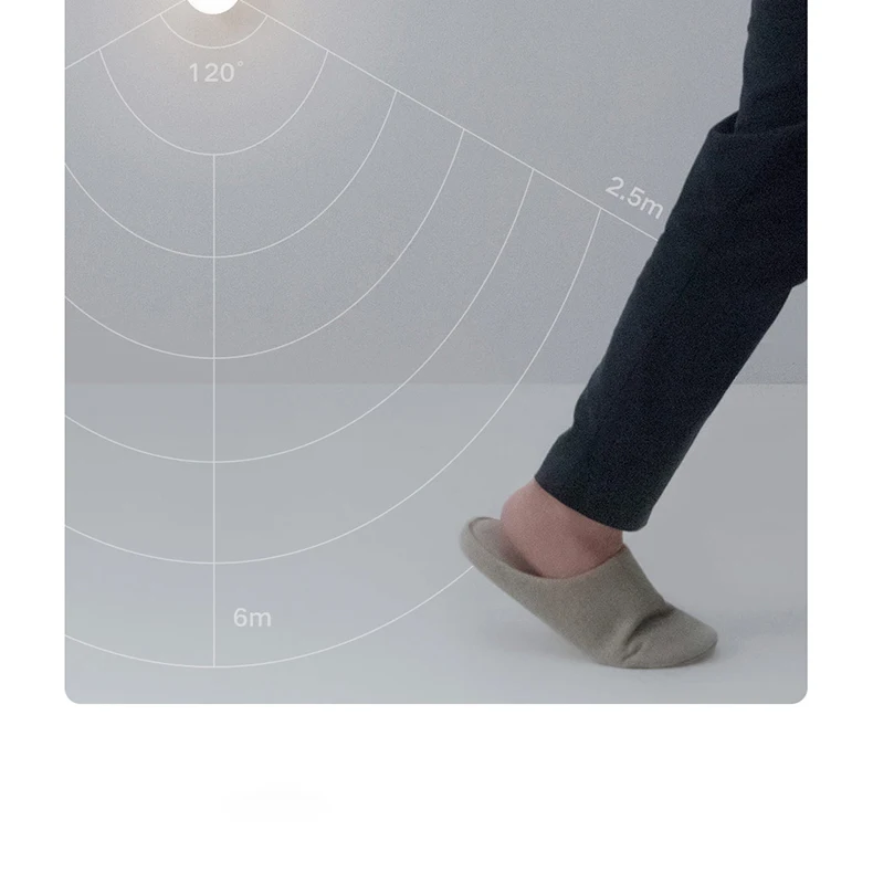 Xiaomi Ночной светильник 2 Ночной светильник 2 инфракрасный датчик тела и датчик поворота на 360 градусов 2 уровня регулировки яркости