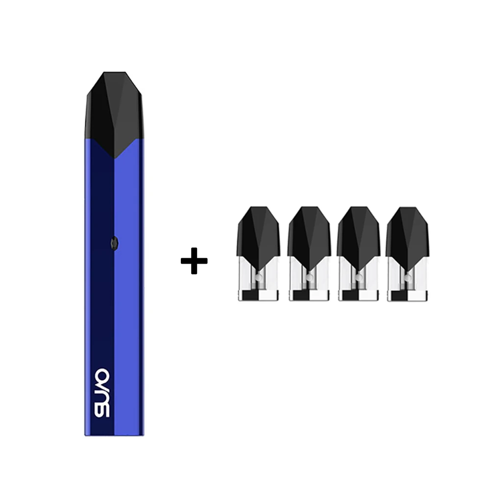 blue with 4ps pod OVNS Saber II Vape комплект Pod система комплект электронных сигарет 600 Ом ватная катушка Pod картридж Vape ручка мАч VS W01 minifit - Цвет: blue with 4ps pod