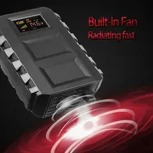 Портативное свинцово-Кислотное зарядное устройство 12 В, зарядное устройство, инструменты для мотоцикла, Интеллектуальный ЖК-источник питания, прочный KC-20A, АБС-пластик