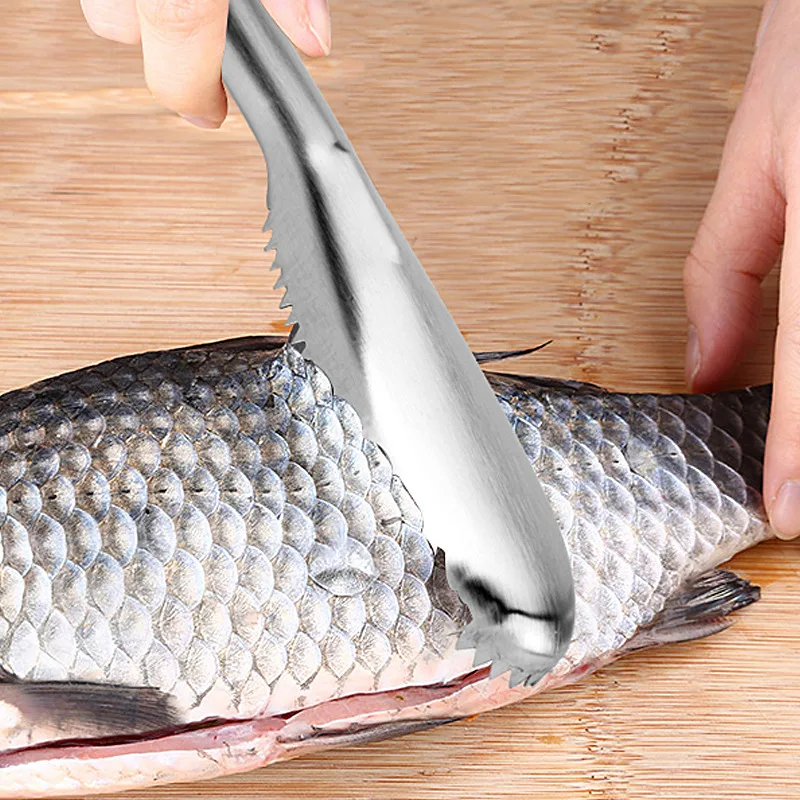 

Fish Cleaning Knife Cooking Tools Skinner Fish Skin Scraper Stainless Steel Fish Scales Fishing Cleaning Remover Kitchen Tools