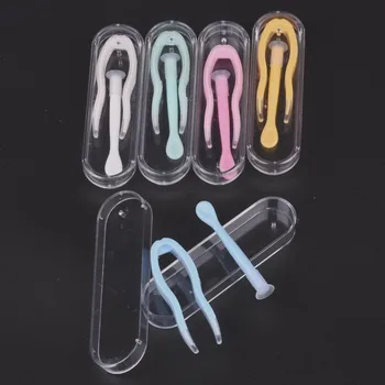 

Remover Contact Lenses Inserter Color Tweezers Suction Stick Eyes Care Tool Kit Contact Lens Case Clip Stick Tweezers