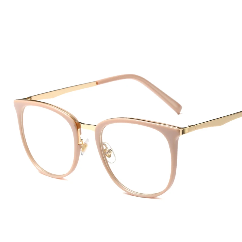 YDO New Optical Glasses Frame Women Round Glasses Frames Female Prescription Vintage Acetate Ultralight Clear Reading Glasses