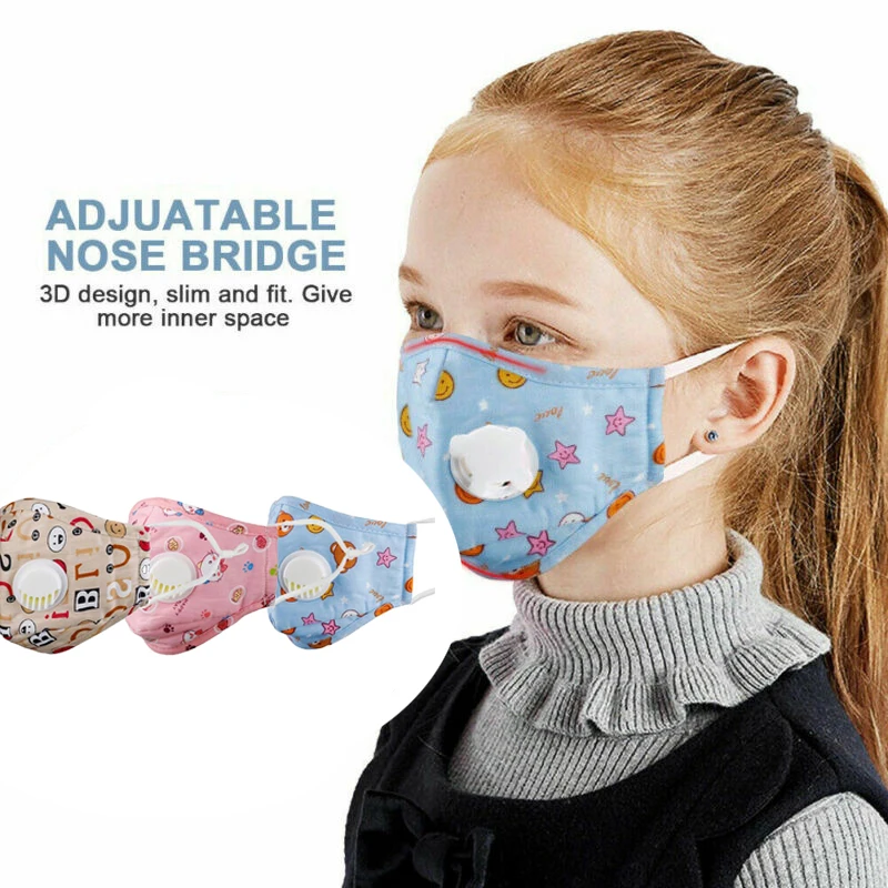 4pcs Washable Reusable Mouth Face Mask Anti PM2.5 Dust Mouth Mask With 8pcs Activated Carbon Filter Fabric Cotton Face