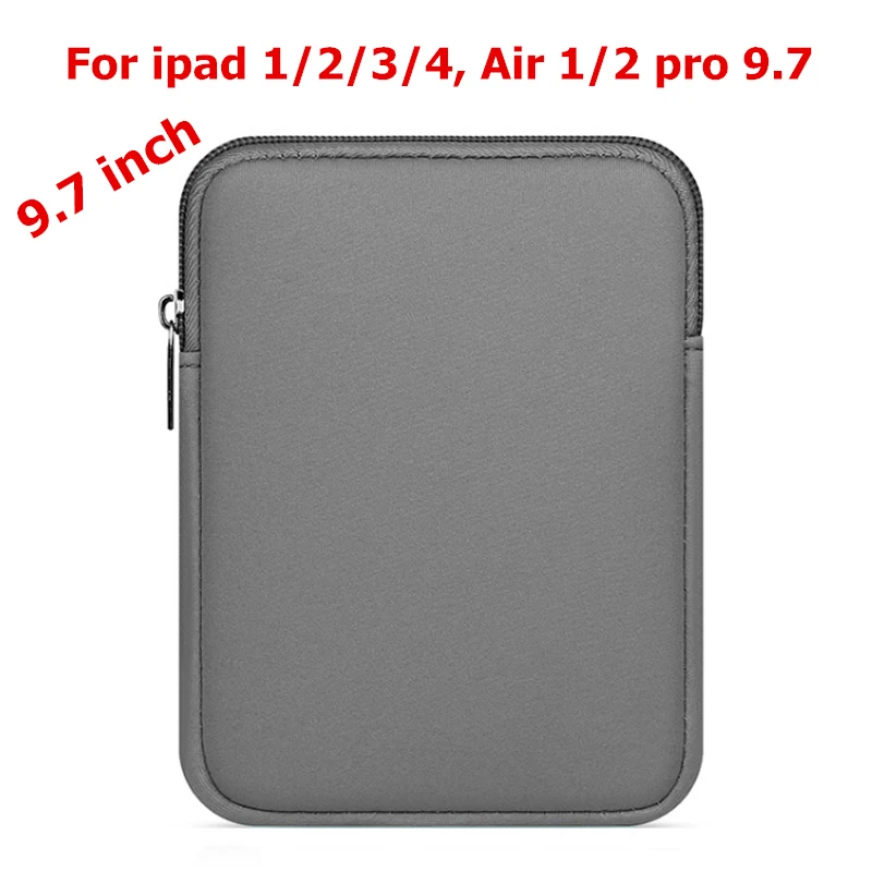 grey 9.7 inch Binful чехол-вкладыш для планшета, сумка для нового iPad 9,7 дюймов, мягкий чехол для планшета, чехол для iPad Air 2/1 Pro 9,7 для iPad Mini - Цвет: grey 9.7 inch