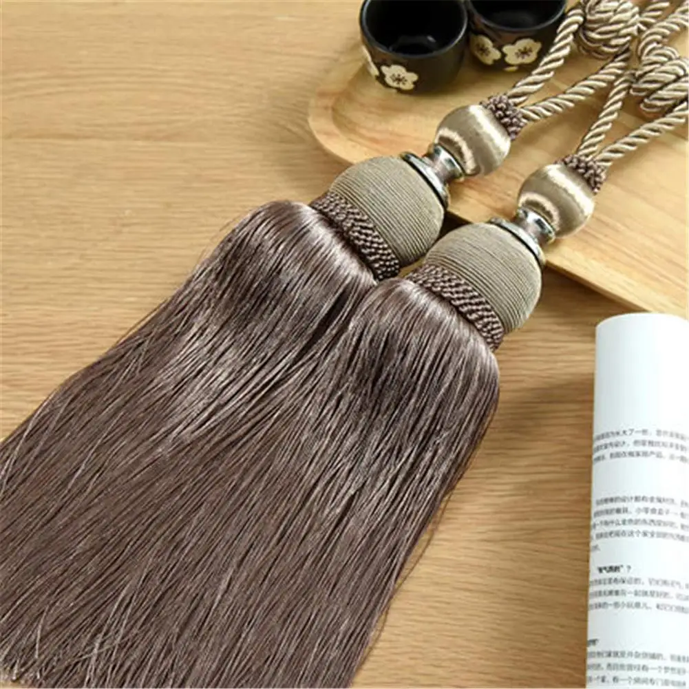 2 шт. круглые шаровые кисточки для занавесок Tieback Rope Holdback драпировочный держатель