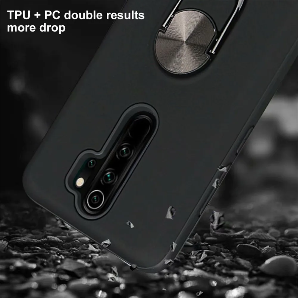 KDTONG чехол для Xiaomi Redmi Note 8 Pro Чехол Luxurry магнитное кольцо мягкое силиконовое