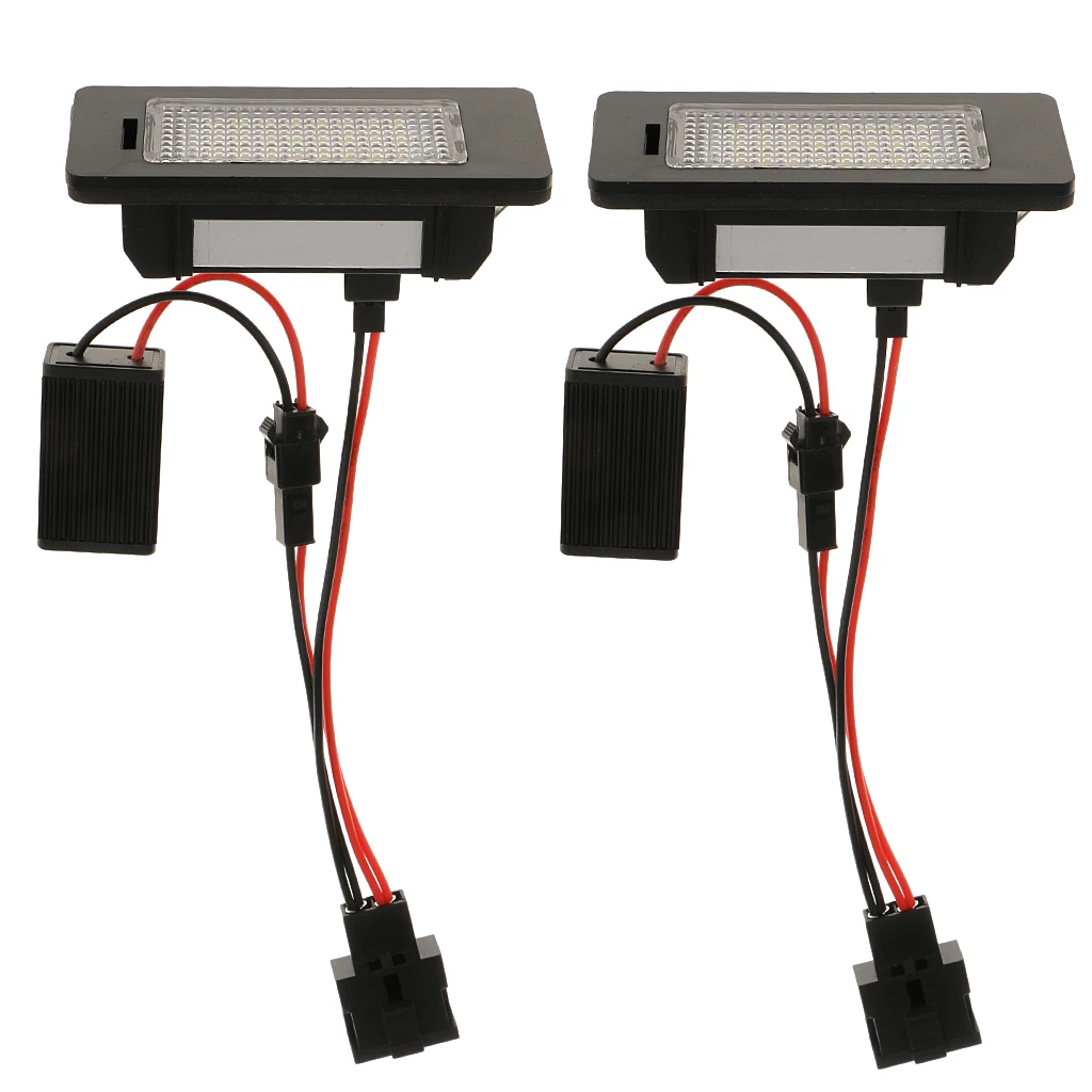 2x License Plate Light 24 SMD LED kit Error Free for AUDI A4 B8 S4 A5 S5 Q5
