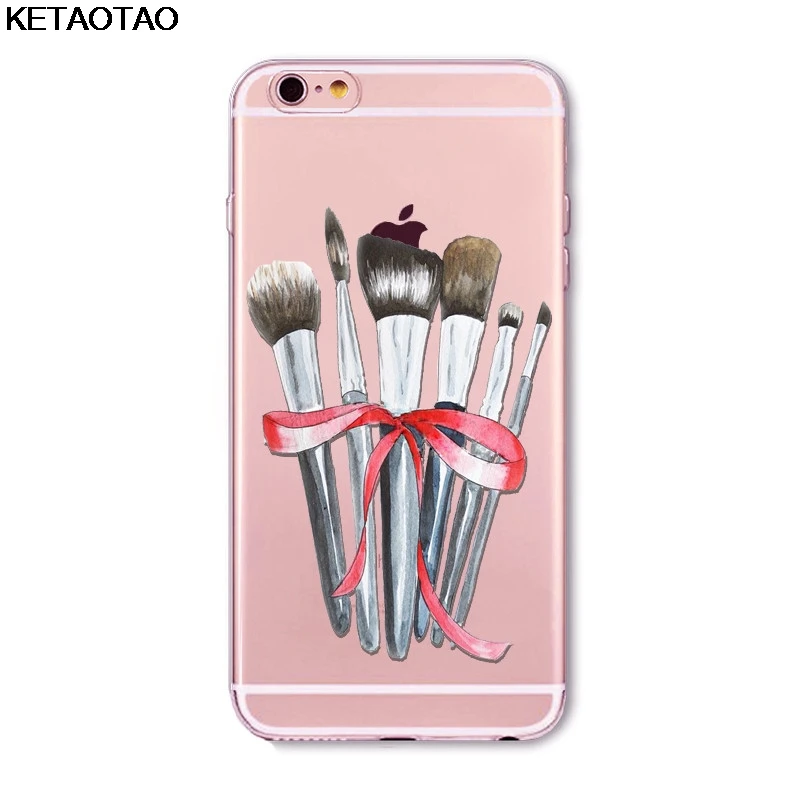 Бежевый KETAOTAO чехол для телефона s для iPhone 4S 5C 5S 6 6S 7 8 Plus XR XS Max чехол кристально чистый мягкий TPU чехол s - Цвет: Бежевый