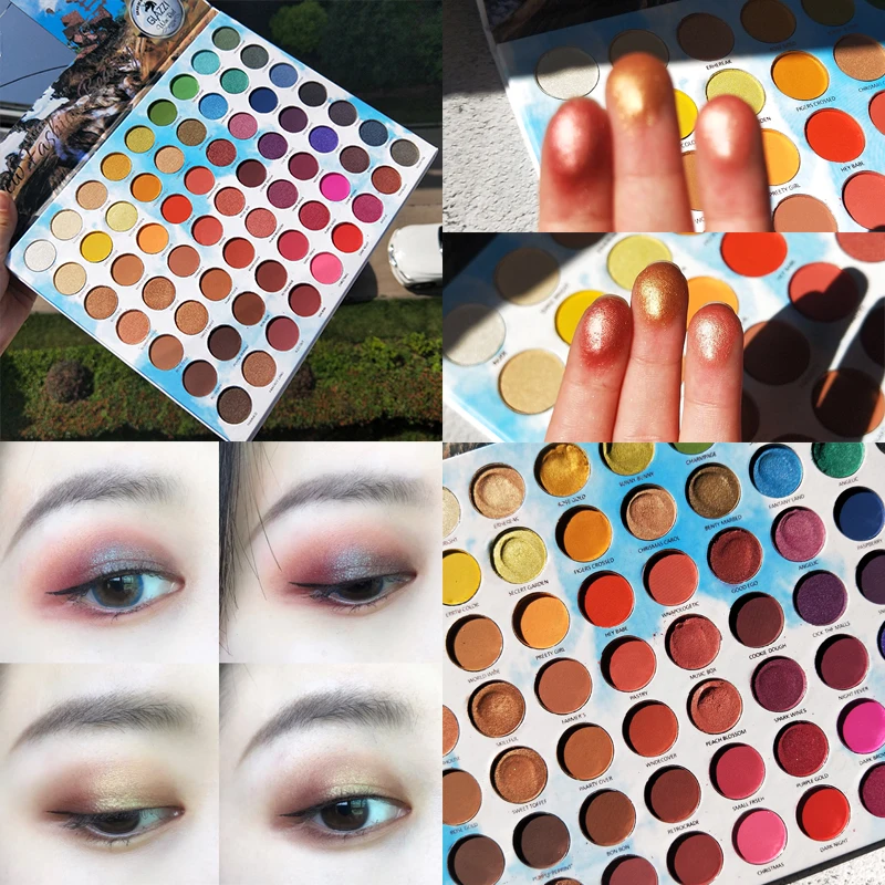 Summer Colorful Eyeshadow Palette 63 Colors Matte Shimmer Blendable Bright Eye Shadow Pallete Silky Powder Pigmented Makeup Kit Summer Colorful Eyeshadow Palette 63 Colors Matte Shimmer Blendable Bright Eye Shadow Pallete Silky Powder Pigmented Makeup Kit