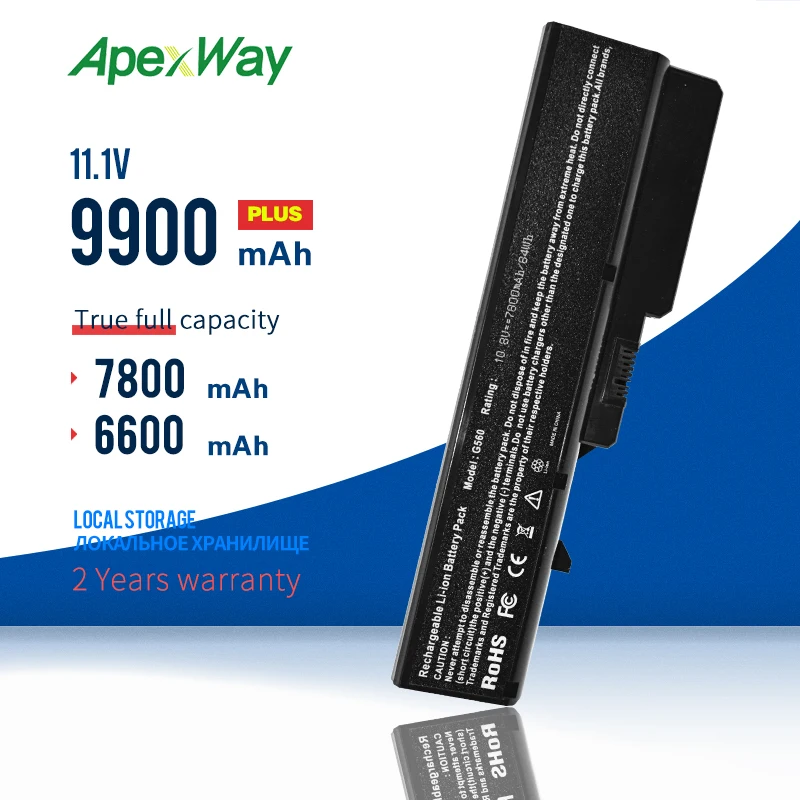 Аккумулятор 11 1 В для Lenovo IdeaPad G560 V360 V370 V470 B470 G460A/L Z460 Z465 Z560 Z565 LO9S6Y02 LO9L6Y02 L10P6Y22 B570E |