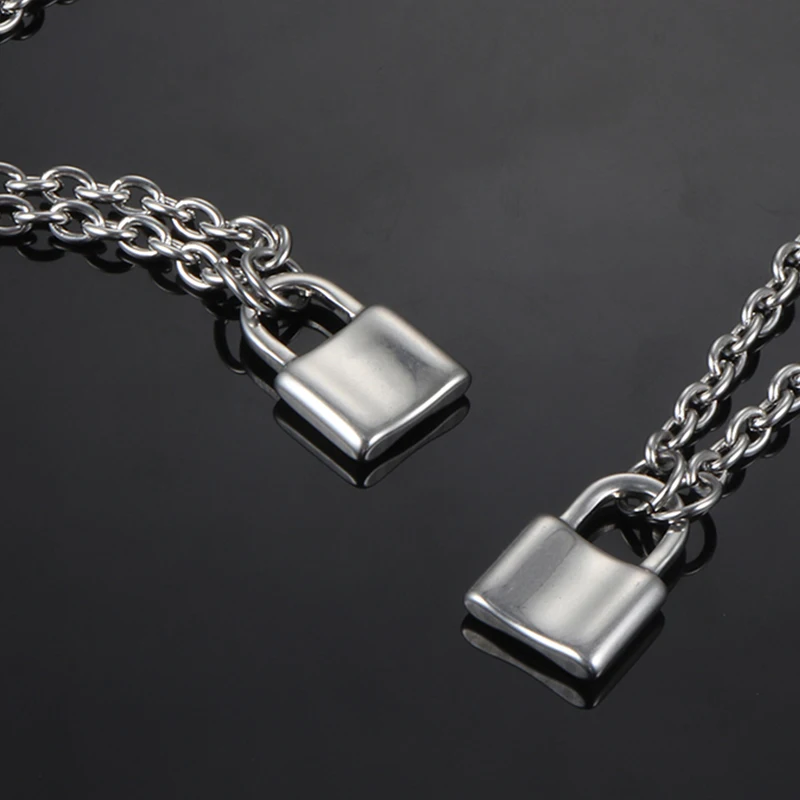 Мужская цепочка из нержавеющей стали массивное ожерелье в стиле хип хоп колье на