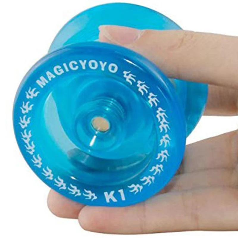 MAGIC yoyo Crystal Blue K1 отзывчивый мяч Йо-Йо, 3 струны+ перчатка+ сумка йо-йо подарок