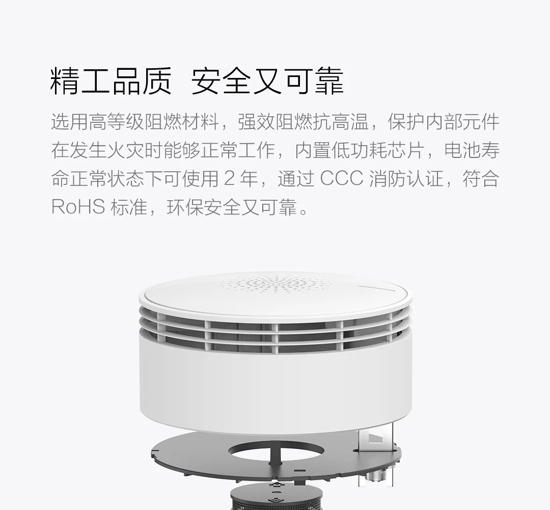 Xiaomi Aqara NB-IoT датчик дыма, приложение для безопасности, удаленная сигнализация, звук и светильник, напоминание, монитор в реальном времени, система охранной сигнализации