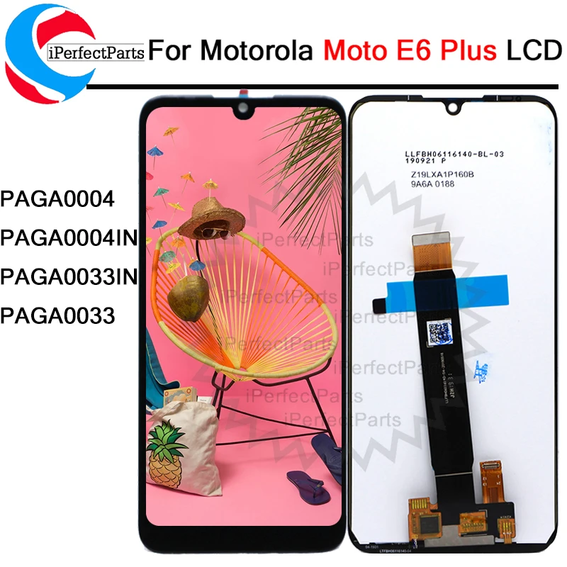 6 1 ''для Motorola Moto E6 Plus LCD PAGA0004 PAGA0004IN дисплей Сенсорная панель экран дигитайзер