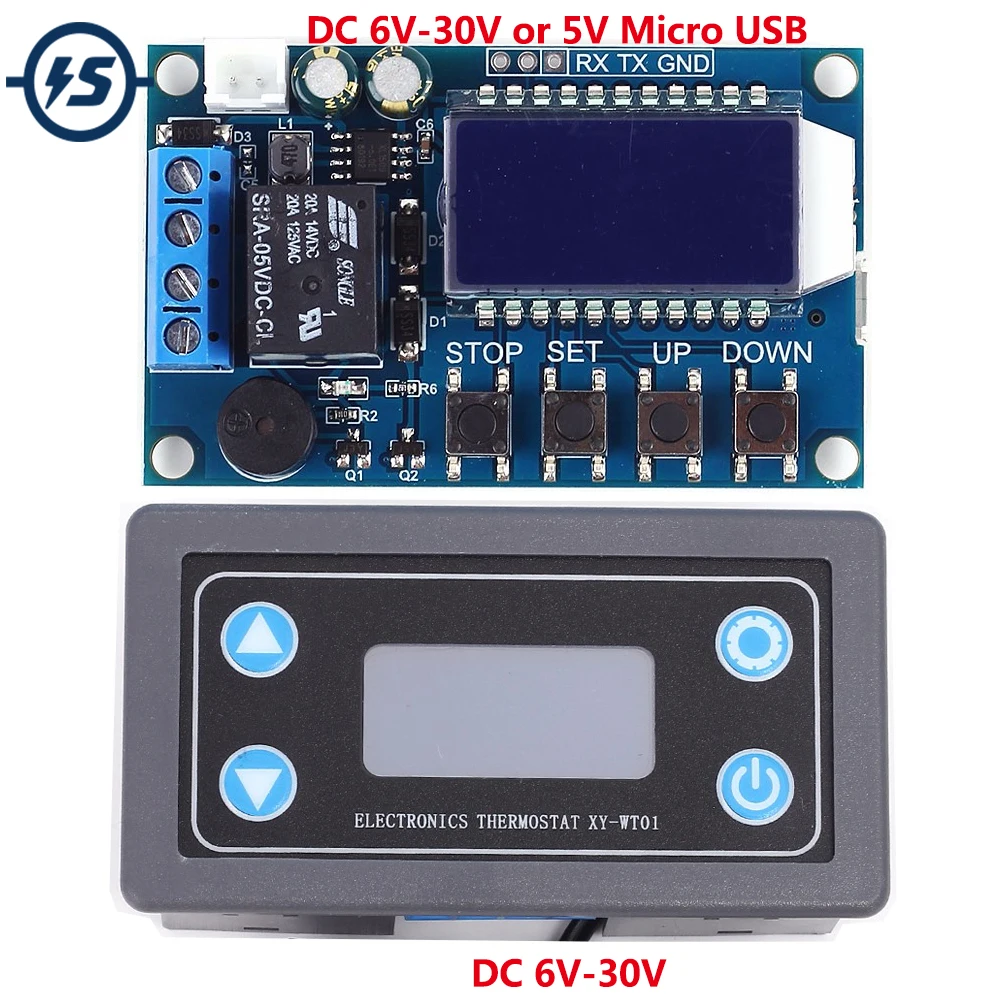 Цифровой регулятор температуры с ЖК дисплеем 6 30 в|Интегральные схемы| |
