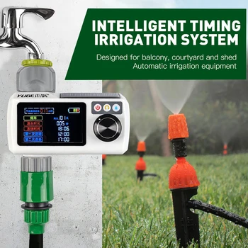 

Intelligent Automatic Watering Pump Controller Solar Charging Watering Device Garden Plant Drip Irrigation Pump Timer System