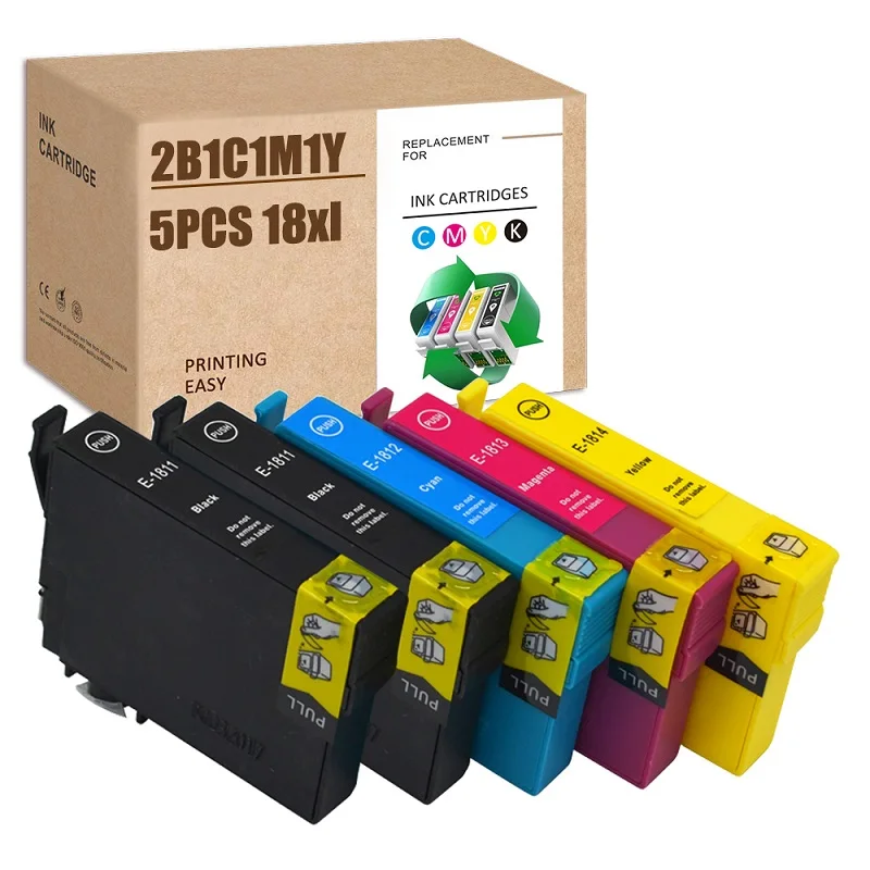 18XL 18 XL Ink Cartridges Remplacement for XP225 XP202 XP205 XP325 XP425 XP305 XP302 XP312 XP402 XP405 XP30 XP212 XP415 XP322 